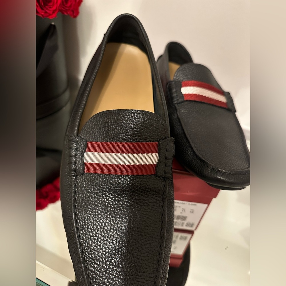 COPY - Bally Waltec Black Calf Loafers